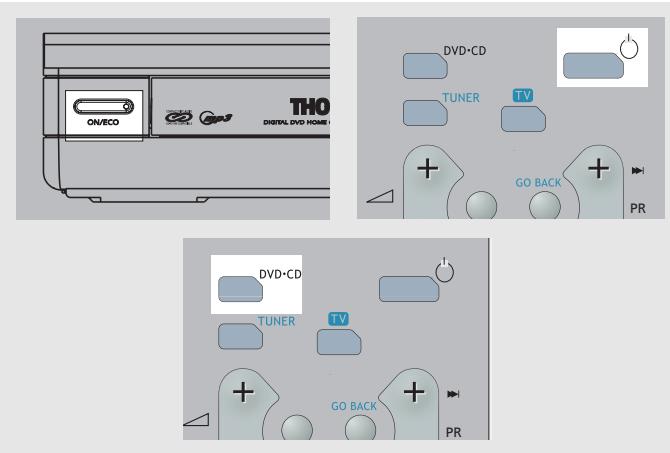 THOMSON DPL930VD-RECEIVER - Allumer/éteindre - 1