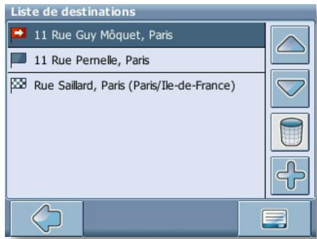 Liste de destinations 11 Rue Guy Môquet, Paris 11 Rue Pernelle, Paris Rue Saillard, Paris (Paris/Ile-de-France)