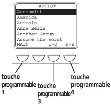 THOMSON PDP2800 - Tri par artiste - 1