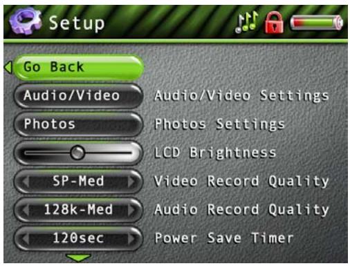 THOMSON PDP2860 - Menu de Réglage - 1