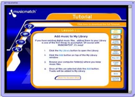 THOMSON PDP2860 - Lancez le Logiciel MusicMatch - 2