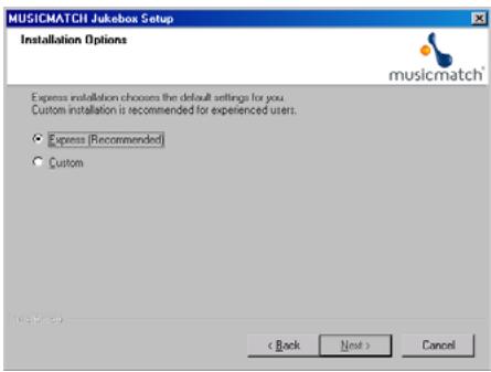 THOMSON PDP2860 - Installation de MusicMatch Jukebox - 4