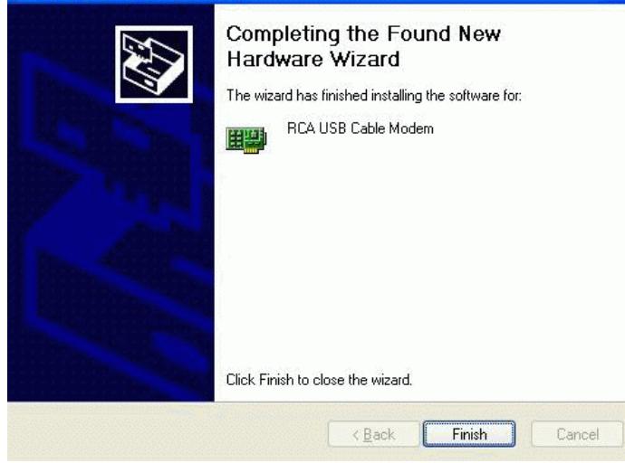 THOMSON THG520 - Found New Hardware Wizard - 1