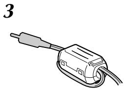 THOMSON VM130 - Fixation du filtré en ligne - 3