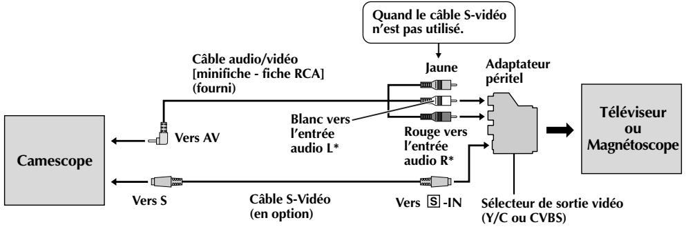 THOMSON VMD120 - Si vous téléviseur/magnétoscope a une prise péritel à 21 broches - 1