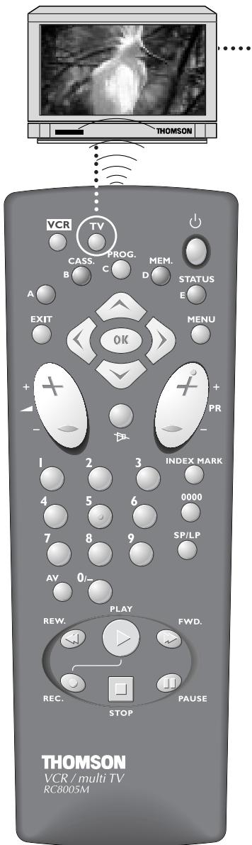 THOMSON VP4950F - le téléviseur - 2