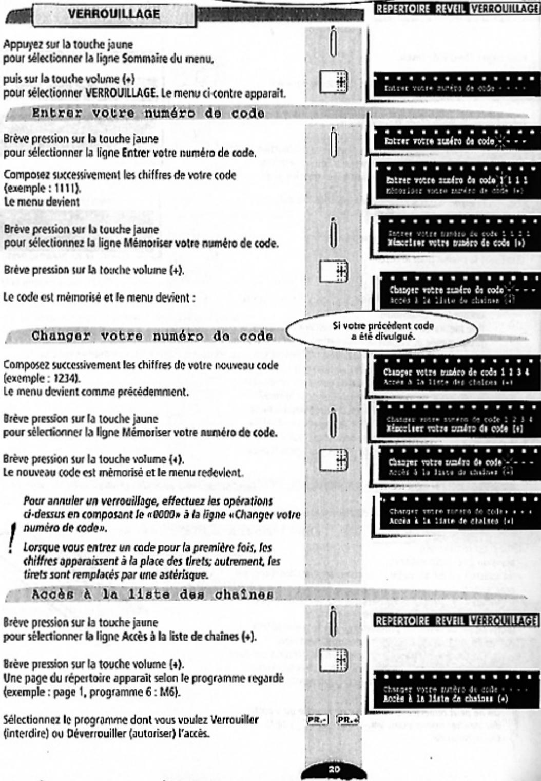 THOMSON 29DU78NV - SECURITE ENFANT - 4