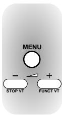 MENU - + STOP VT FUNCT VT