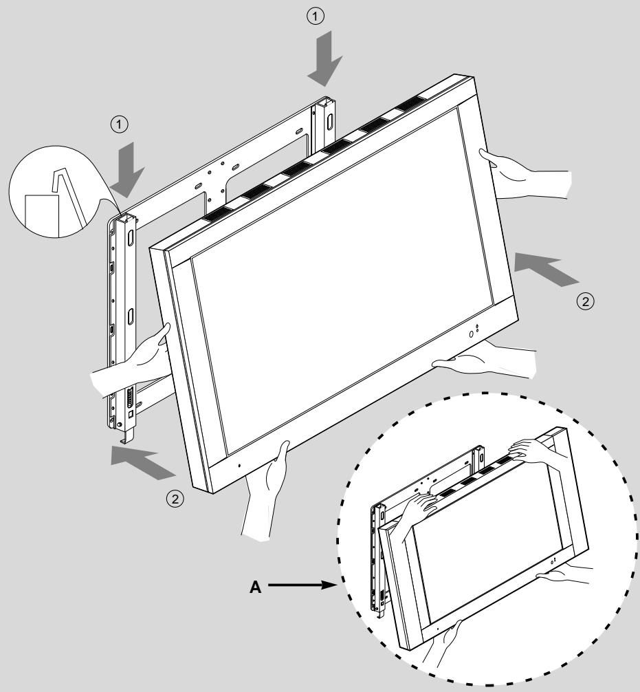 THOMSON ACC912 - < Comment fixer les chevilles et les vis > - 3