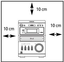 THOMSON AM1550 - Choisir l'Emplacement du Système - 1
