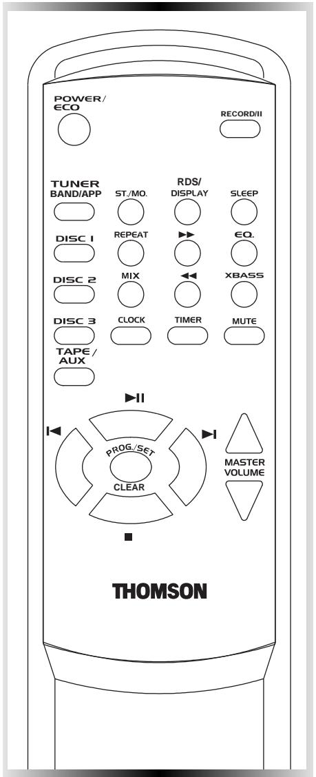 THOMSON AM1550 - Télécommande - 1