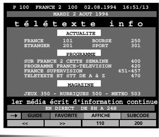 THOMSON CINEVISION320PL - Voir page suivante - 2