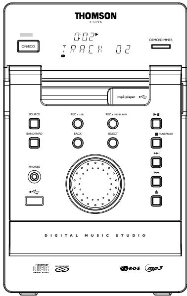 THOMSON CS196 - Appareil principal - vue frontale - 1