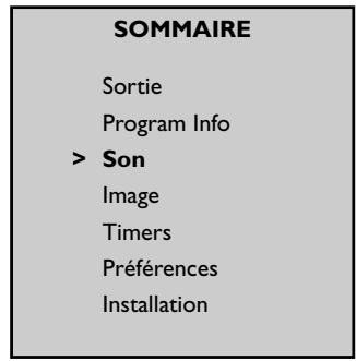 THOMSON ETC310 - Réglage du son - Le son Dolby Virtual - 1