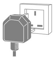 THOMSON ETC310 - Prise secteur au Royaume-Uni - 1