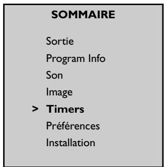 THOMSON ETC310 - Réglage de l'heure - liste des chaînes - 1