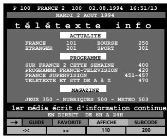 THOMSON SC81H - CHOIX DES OPTIONS - 2