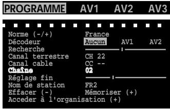 THOMSON SC81H - Chaine - 2
