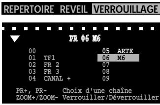 THOMSON SC81H - ACCès AUX MENUS DE RÉGLAGE DES CHÂINES - 4