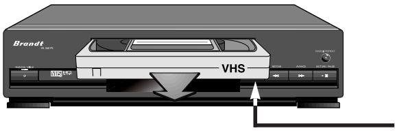 THOMSON VK260PS - Insérer et éjecter une cassette - 2