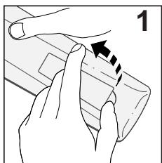 THOMSON VK260PS - MISE EN PLACE DES PILES - 1