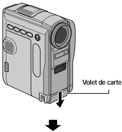 THOMSON VMD922 - Insertion d'une carte mémoire /Ejection d'une carte mémoire (VMX932/VMD922 uniquement) - 1
