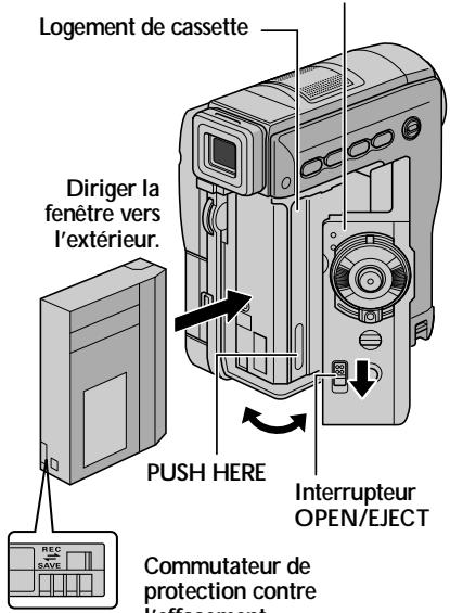 THOMSON VMD922 - Insertion d'une cassette /Ejection d'une cassette - 1