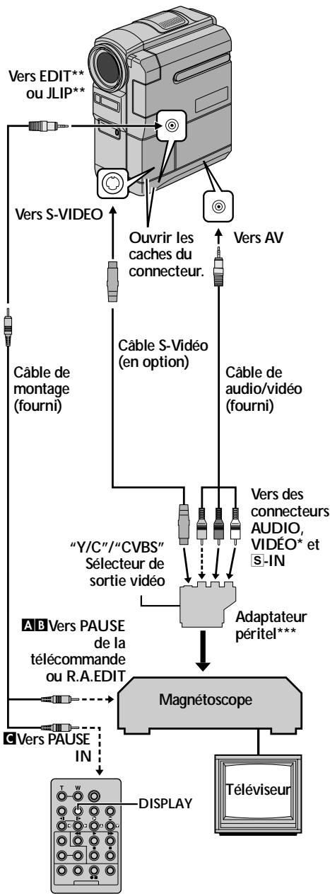 THOMSON VMD922 - Procéder aux raccordements - 1