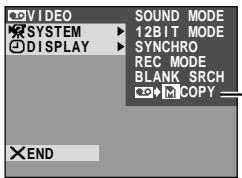 THOMSON VMD922 - Modification des réglages des menus - 3