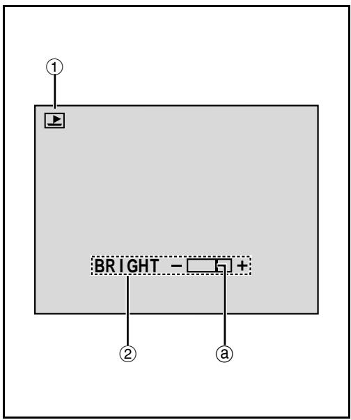 THOMSON VMD922 - Indications sur l'écran LCD et/ou le viseur durant la lecture D.S.C. (VMX932/VMD922 uniquement) - 1