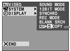 THOMSON VMX932 - Modification des réglages des menus - 2