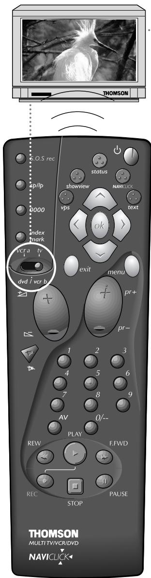 THOMSON VPH7090 - Commander le televiseur - 1