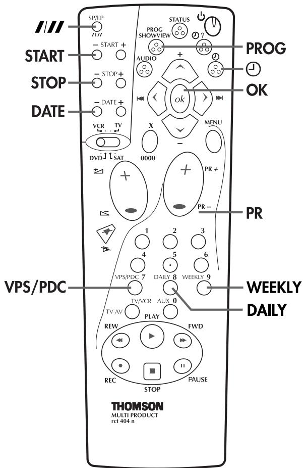 THOMSON VSH2150G - Enregistrementprogrammeexpress - 1