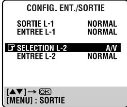 THOMSON VSH2150G - Selectionner le mode d'entrée pour le connecteur AV2 (L-2) ENTREE/DECODEUR. - 1