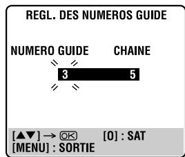 THOMSON VSH2150G - Réglage des numérios guides - 5