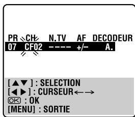 THOMSON VSH2150G - Selectionner la gamme. - 1