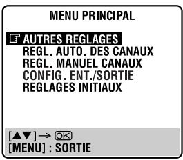 THOMSON VSH2150G - Acceder à l'écran "AUTRES REGLAGES". - 1