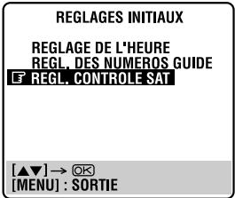 THOMSON VSH2150G - Acceder à l'écran de "REGL. CONTROLLE SAT". - 1