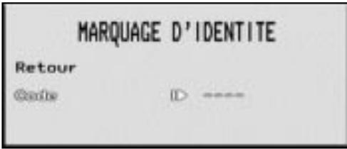 MARQUAGE D'IDENTITE Retour @cde ID ----