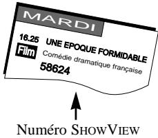 THOMSON VTH6081 - A l'aide des numéros ShowView® - 1