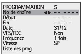 THOMSON VTH6250 - Sans les numéros SHOWVIEW - 1