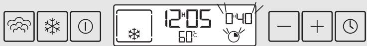 12:05 60°C 0:40 - + ①
