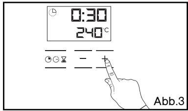 THOMSON BOT630MXD - Nach diesen 3 Schritten beginnt der Ofen zu heizen: - 3
