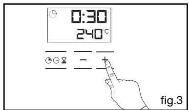 THOMSON BOT63MXD - After these three steps, the oven heats up: - 3