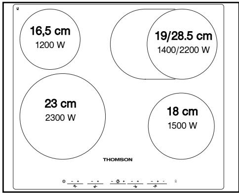 THOMSON CKT620FD - DESCRIPTION DE VOTRE DESSUS - 1