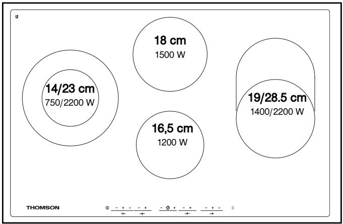 THOMSON CKT620FD - DESCRIPTION DE VOTRE DESSUS - 2