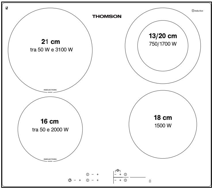 THOMSON ICKT656XI - DESCRIZIONE DELLA PARTE SUPERIORI - 1