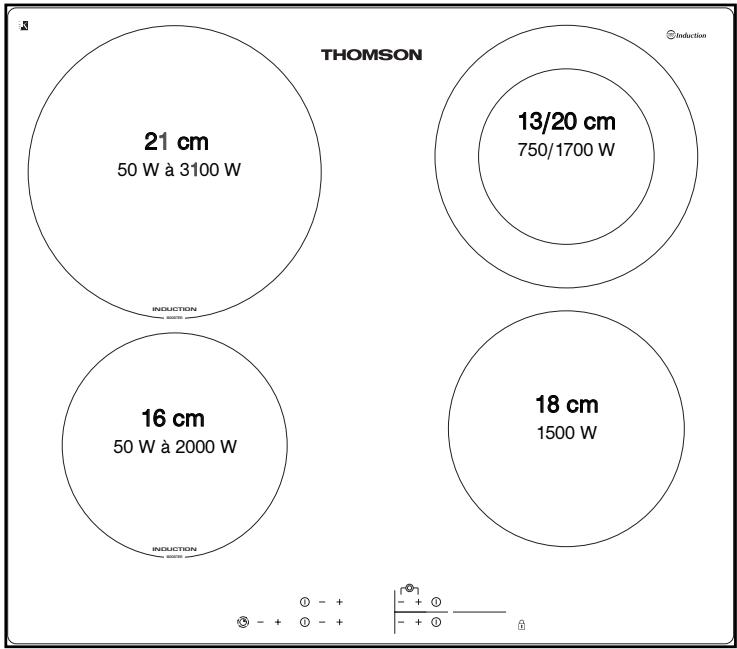 THOMSON ICKT656XI - DESCRIPTION OF THE TOP - 1