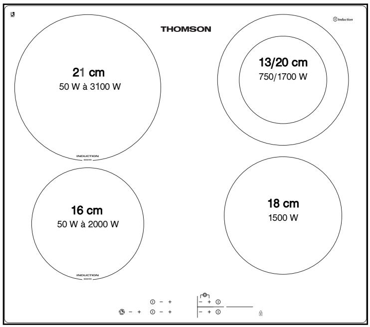 THOMSON ICKT656XI - DESCRIPTION DE VOTRE DESSUS - 1