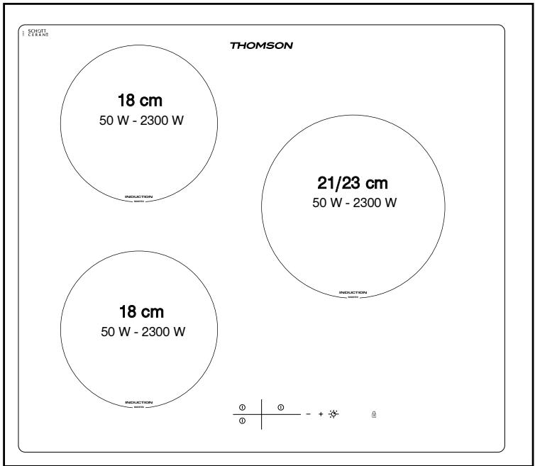 THOMSON IKT630VSD - Description de votre dessus - 2